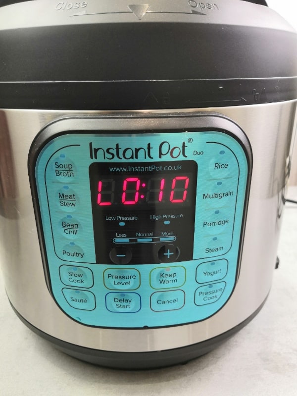 instant pot 10 minute natural release
