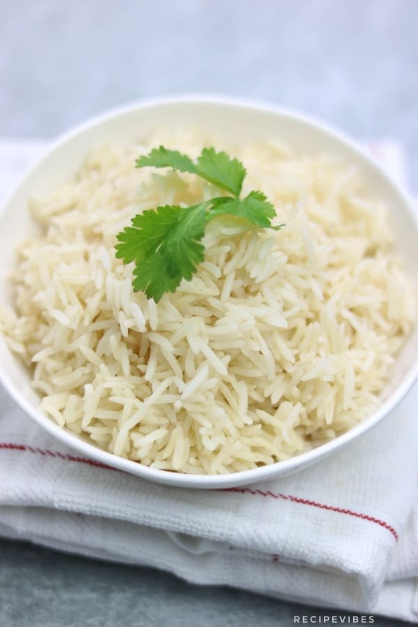 basmati rice in bowl