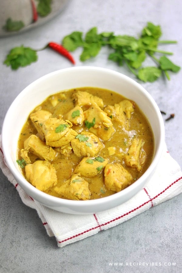 Instant pot chicken curry recipe