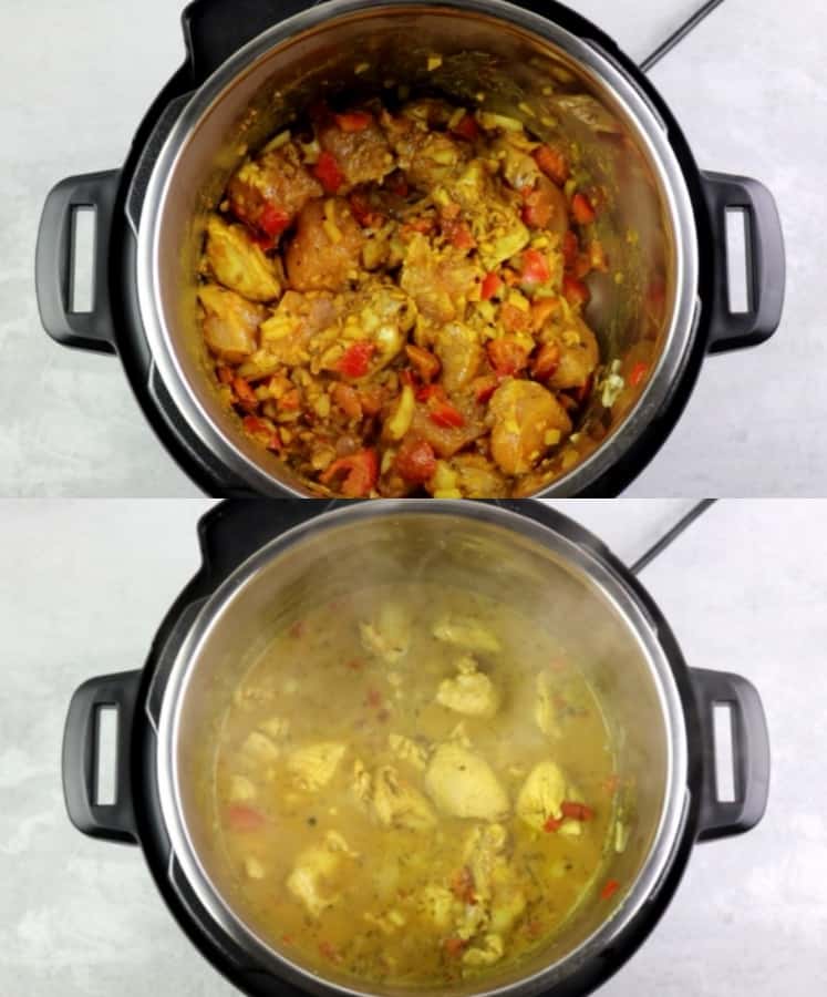 Chicken curry instant pot/ Pressure cooker chicken curry