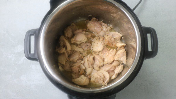 Brown chicken in instant pot