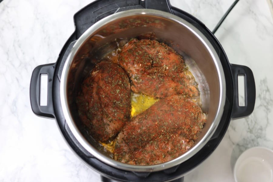 Searing chicken breasts in instant pot