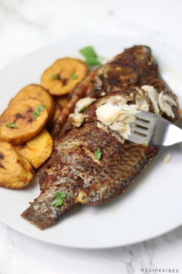instant pot fish and plantain