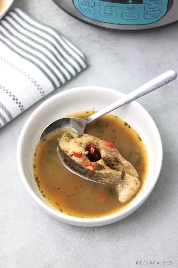 Tilapia fish soup