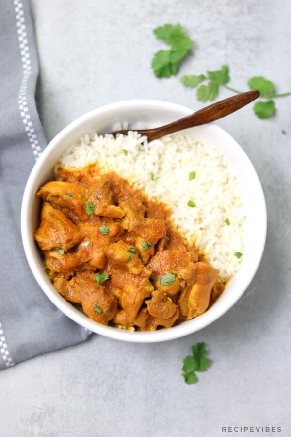 instant pot butter chicken and rice 
