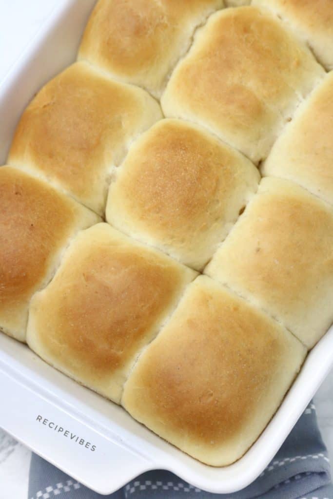 bread rolls fresh out of the oven