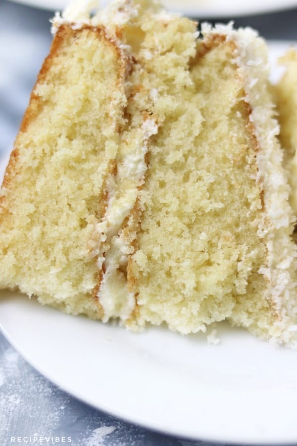 Easy coconut cake recipe finished dishpicture