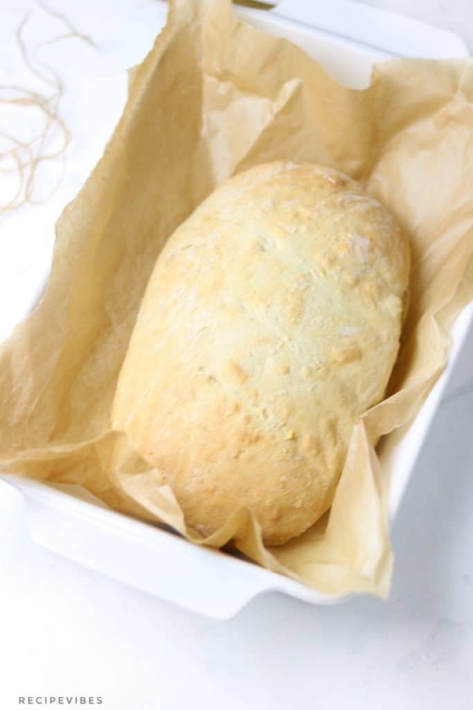no yeast bread in oven dish