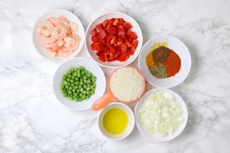 ingredients for instant pot paella