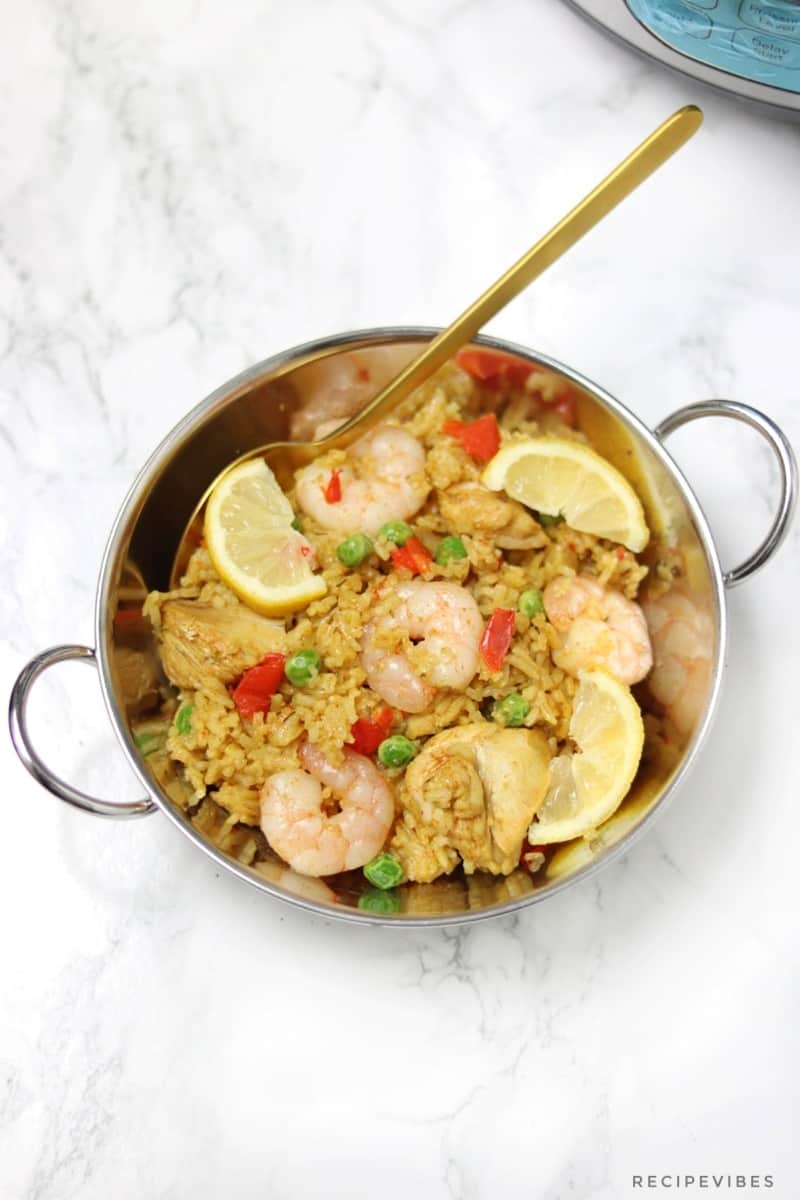 Instant Pot Paella Pressure Cooker Paella Recipe Vibes