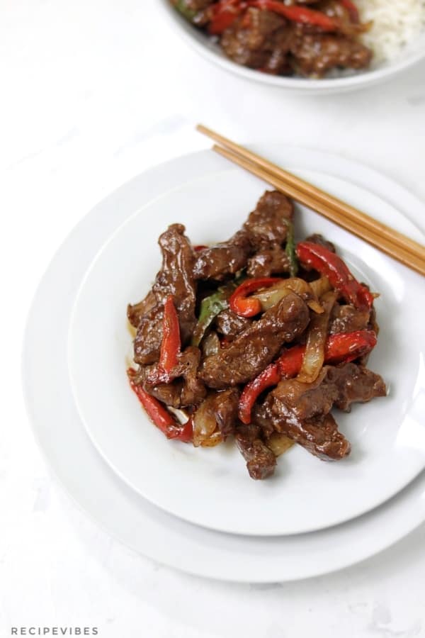 Chinese pepper steak recipe picture
