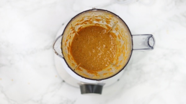 blended curry paste