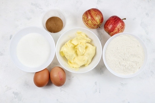 Ingredients for Apple cake
