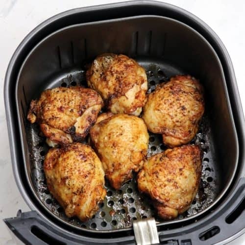 Air Fryer Chicken thighs Fresh or Frozen Chicken Thighs Recipe Vibes