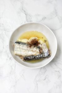 sardine, butter and pepper in a small bowl.