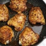 stove top chicken thighs in a large skillet.