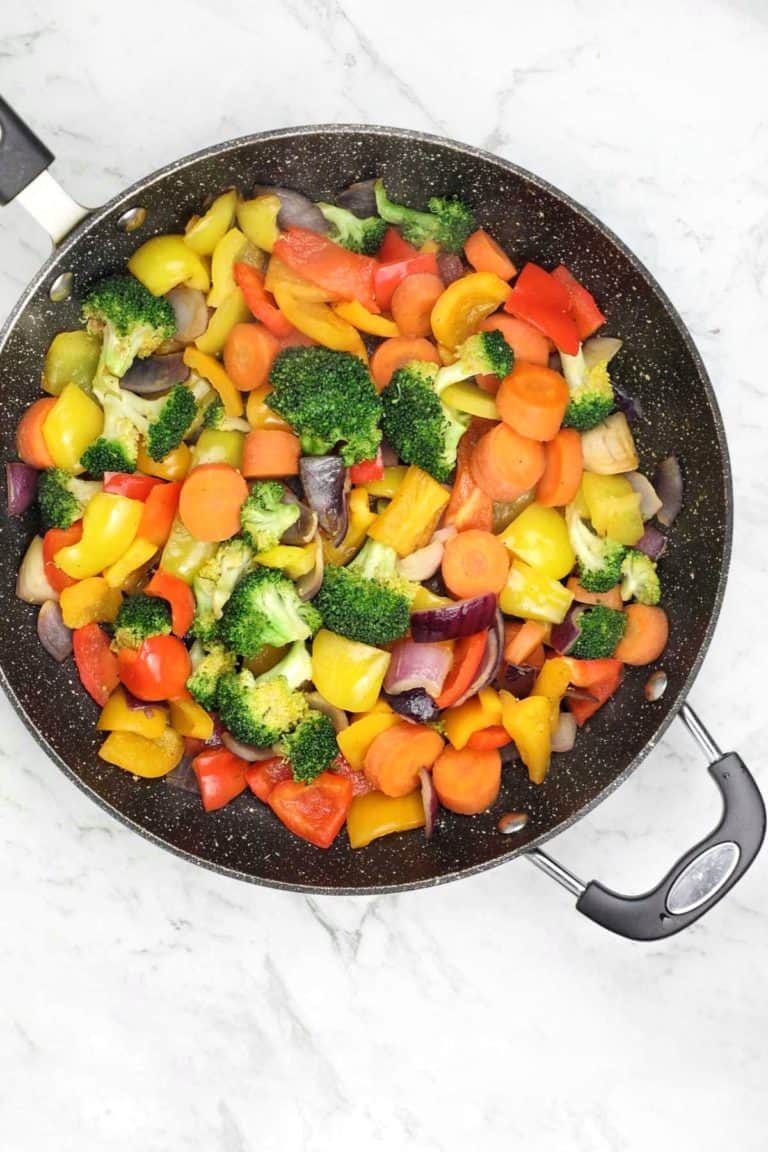 Pan Fried Vegetables Recipe Pan Roasted Vegetables Recipe Vibes