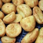 cooked frozen potatoes in air fryer.