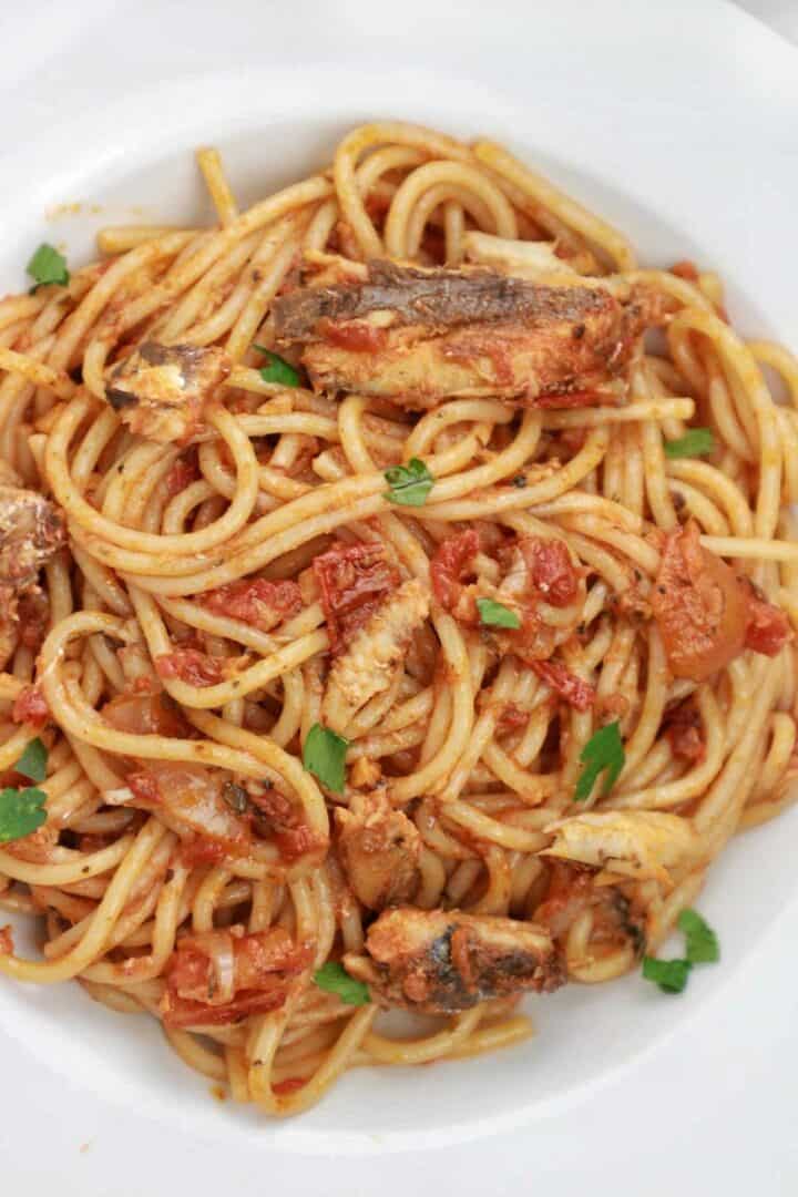Canned Sardine Pasta Recipe Recipe Vibes