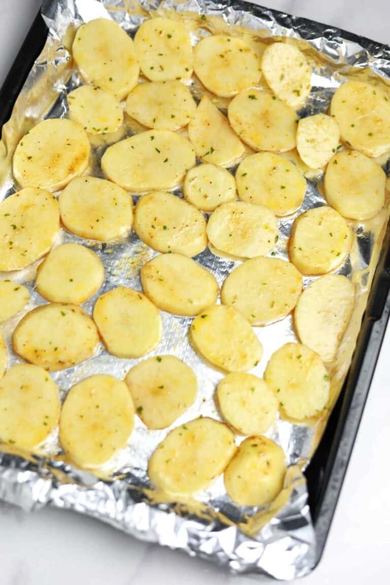 Baked Sliced Potatoes (Oven Baked Potato Slices) Recipe Vibes