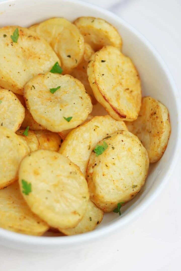 Baked Sliced Potatoes (Oven Baked Potato Slices) Recipe Vibes