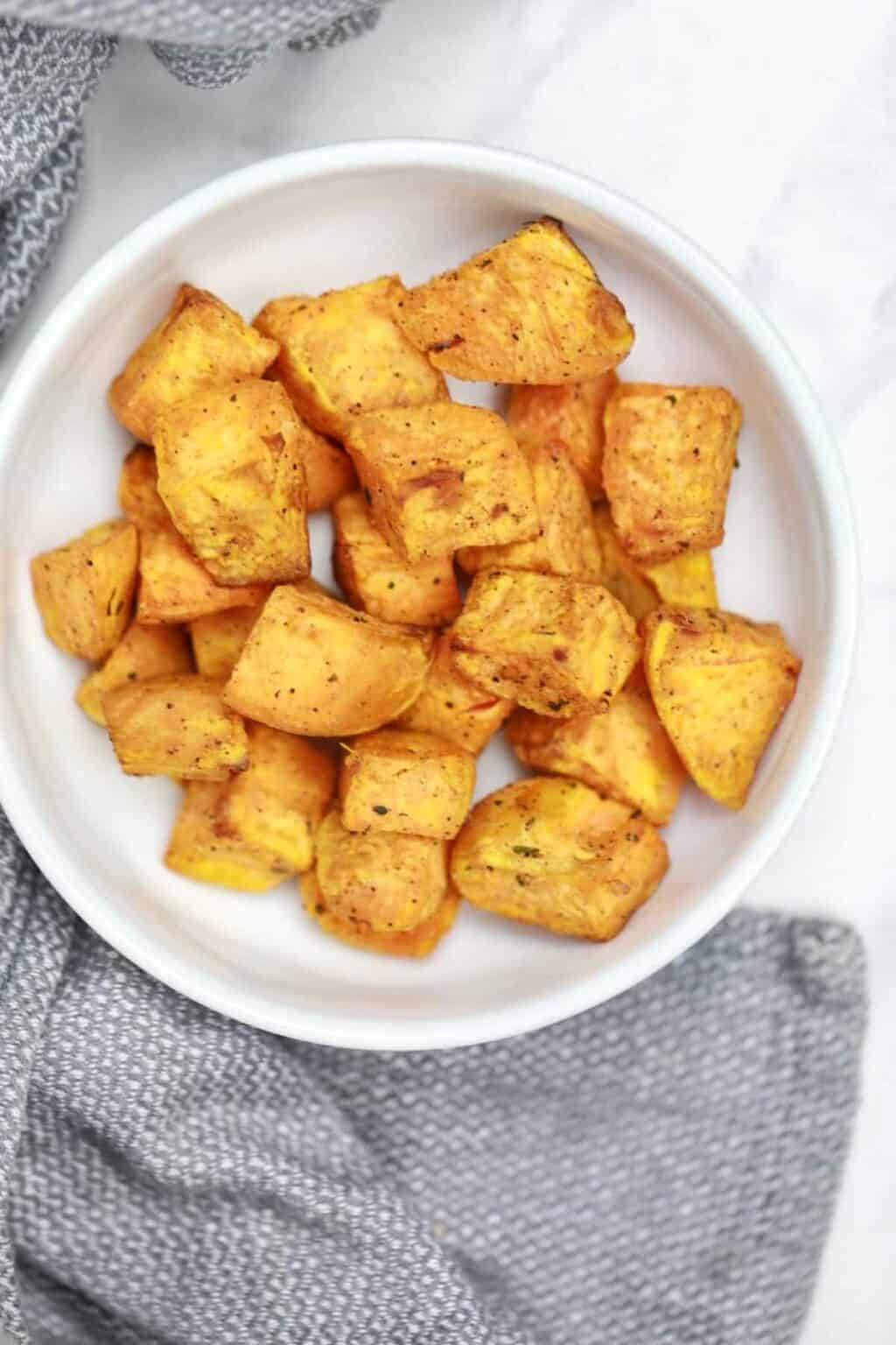 Air Fryer Sweet Potatoes (Air Fryer Sweet Potato Cubes) Recipe Vibes