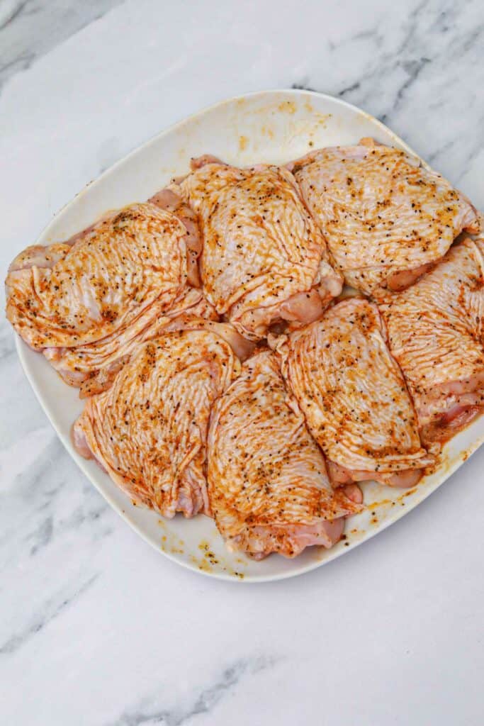 Baked Lemon Chicken Thighs Recipe - Recipe Vibes