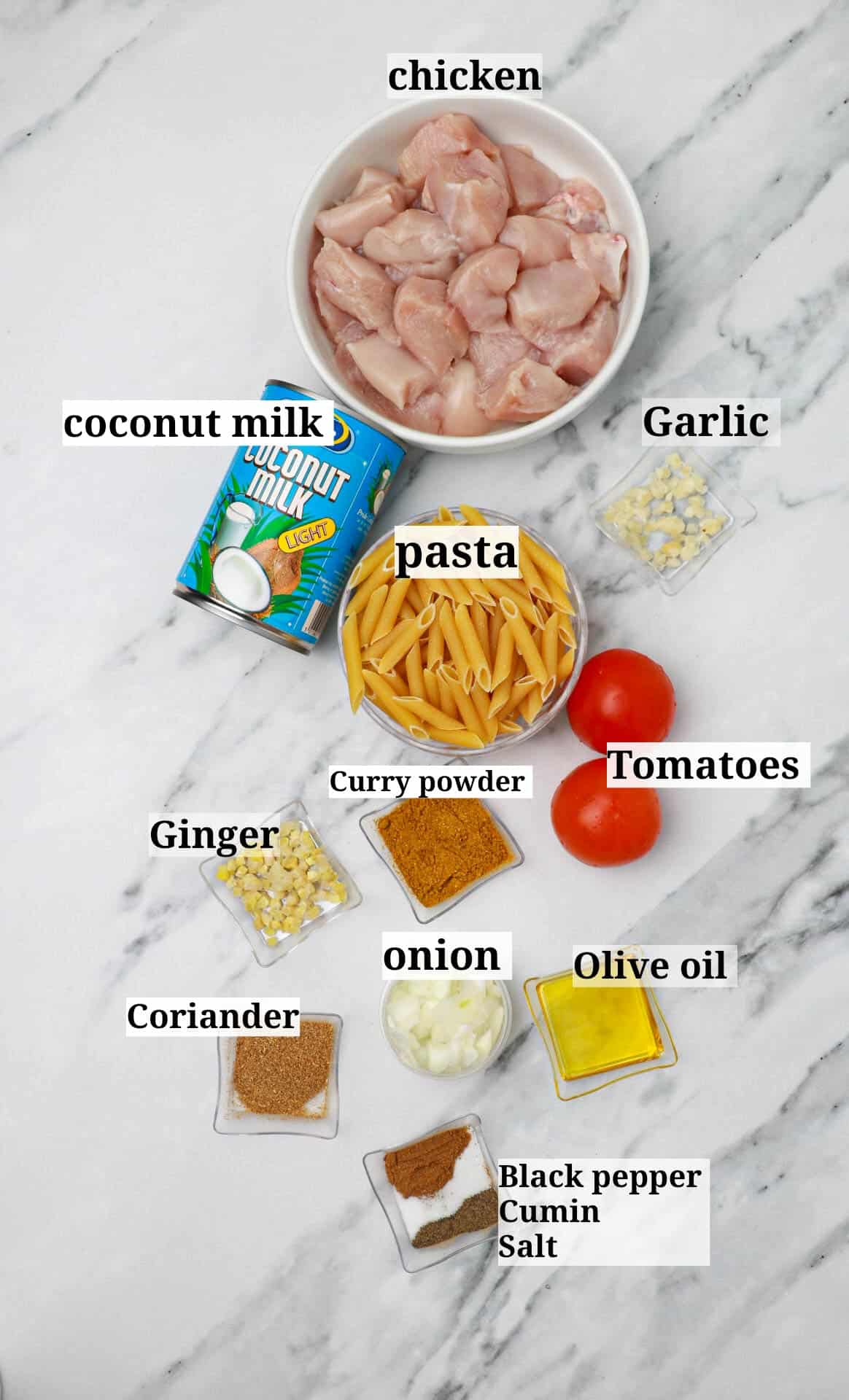 the ingredients displayed.