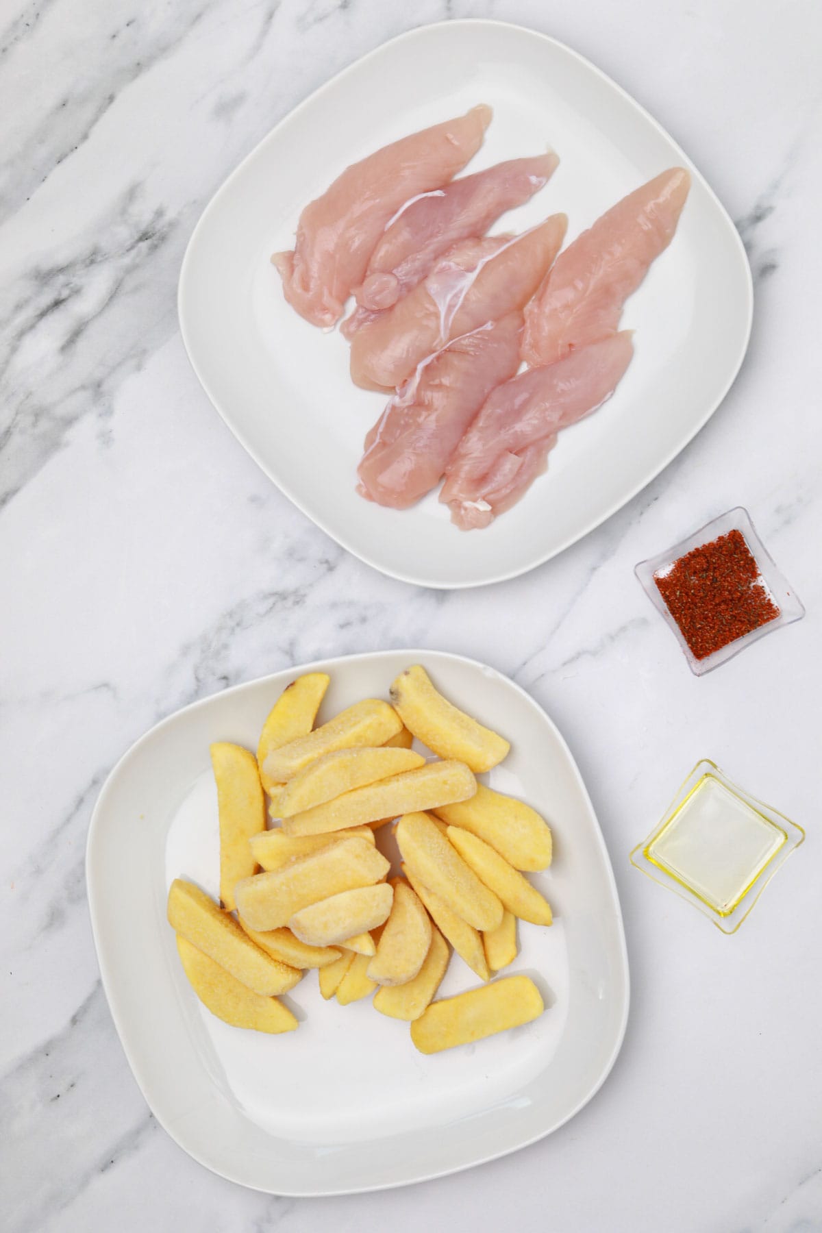 ingredients displayed